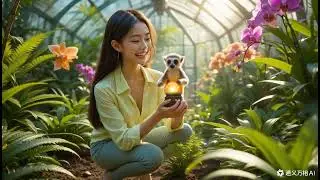 growing a furry fanbase #beautiful #girl #ai #flowers