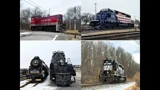 Railfanning the Wyoming Valley on December 31st