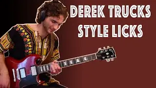 Derek Trucks Style Slide Guitar Solo