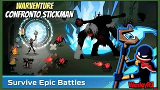 WARVENTURE: CONFRONTO STICKMAN | GAMEPLAY, TOWER DEFENSE, MAGIAS, UPGRADES, CASTELO (Android) GRÁTIS
