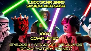 Lego Star Wars :- Skywalker Saga (Episode 2 :- Attack Of The Clones) Droid Factory Frenzy 100%