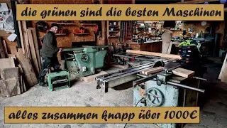 Abricht Dickenhobel - Formattischkreissäge - Tischfräse alles für knapp 1000€, grüne Maschine TOP