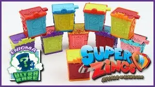 10 Super Zings Blind Bags, Surprise Bags, Saszetki Niespodzianki, Rivals of Kaboom City #superzings