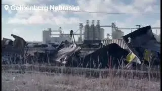 Train accident in Gothenburg, Nebraska