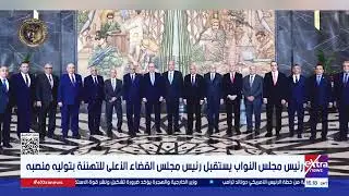 رئيس مجلس النواب يستقبل رئيس مجلس القضاء الأعلى للتهنئة بتوليه منصبه