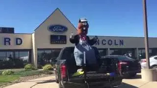 Trax from Eau Claire Express visits Eau Claire Ford Lincoln Quick Lane