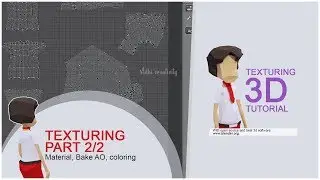 #TUTORIAL | Blender | Texturing character PART 2/2