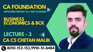 CA Foundation Economics Chapter 1 playlist |  CA Foundation Eco playlist | May 23/Nov 23 - Lecture 3