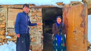 Taking a homeless mother to a pengahi in the excruciating cold of a blizzard