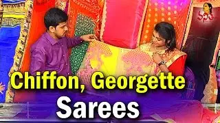 Stylish Chiffon,Georgette And Bandini Designer Saree || Hello Ladies || Vanitha TV