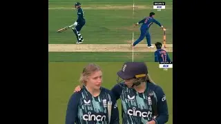 deepti sharma mankading (runout) Charlie Dean I India Women Vs England Women | 3rd ODI 24 Sep 2022