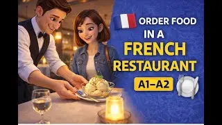 Ordering Food in French 🇫🇷 | Restaurant Conversation A1&ndash;A2 