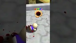 Toad Bad Fall #sm64 #mario #supermariobros  #shorts  #toad #mariobros #mariobros #videogames #sm64