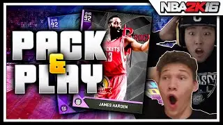 NBA 2K16 Pack and Play vs JesserTheLazer! AMETHYST James Harden Wager!!