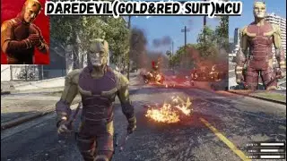 DAREDEVIL(MCU GOLD & RED)SUIT:GTA V GAMEPLAY#daredevil #marvelcomics #gta5 #gta5mods #2026