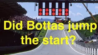 Race Start Analysis Austrian GP 2017 Did Valtteri Bottas Jump the Start?