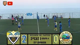 CF CALELLA 2 - CLUB ATLÈTIC MASNOU 0 I 3ªCAT I JORNADA 15 I GRUPO 4 I CATALUNYA FUTBOL