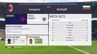 FIFA 18 FUT Daily Knockout Tournament Benifios VS maguegooss