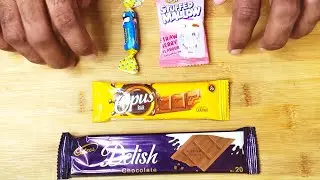 ASMR Unboxing 2 Chocolates, Gum & Marshmallow | Pakistani Local No Talking