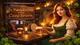 St. Patrick&rsquo;s Day at the Cozy Tavern 🍀🔥 | Relaxing Irish Celtic Instrumental Music