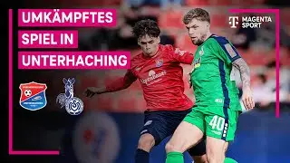 SpVgg Unterhaching - MSV Duisburg, Highlights mit Live-Kommentar | 3. Liga | MAGENTA SPORT