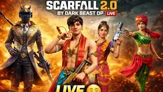 ScarFall 2.0 Live Gameplay 🔥 High Kill Match | Dark Beast Op | #live #gaming #scarfall2.0 #hindi