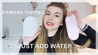 TESTING PRIMARK MAKE UP REMOVING REUSABLE CLEANSING CLOTHS & MITTS REVIEW | Skincare Saturday EP3