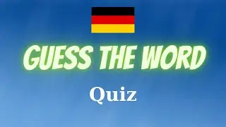 Guess the Word - German