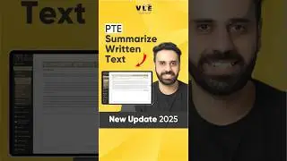 PTE Summarize Written Text New Update 2025!#pte #shorts