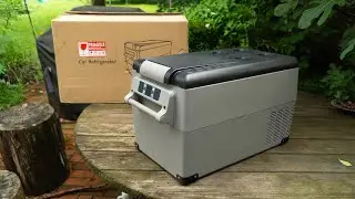 Unboxing VEVOR EUHOMY  12V 24V Portable Refrigerator Freezer 37 Quart35 Liter  App Control