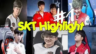 SKT Game Highlight #1 - Huni,Faker,Peanut,Bang,Untara,Blank,Wolf.