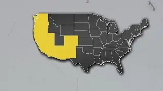 Winter storm stretching across US west coast