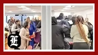 Illinois town meeting ends in brawl as &lsquo;worst mayor in America&rsquo; makes an appearance