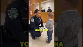 Baby Goes to Police Station for Official Approval 😂