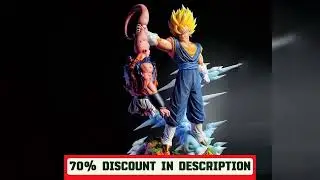 A must-have product!&nbsp;Anime Dragon Ball Z Vegito Vs Majin Buu Figure Replaceable Heads Super Saiyan