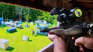 What Happens When a Paintball Sniper Gains the High Ground??   Magfed Paintball