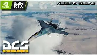 Su-27 Flanker 🇷🇺 Sky Patrol: Unmatched Prowess! #DCS #Aviation #Shorts