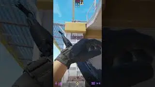 Molotov And HE For Easy Kill B Player On Vertigo In CS2 #cs2 #shorts