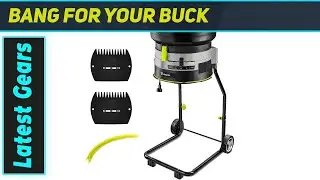 DEKOPRO Electric Leaf Mulcher Shredder 13-Amp &ndash; Best for Fast and Clean Yard Cleanup