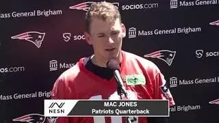 Mac Jones Shows Confidence, Initial Connection With Patriots' WR Tyquan Thornton