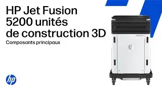 Principaux composants de l'unit&eacute; de construction 3D HP Jet Fusion 5200