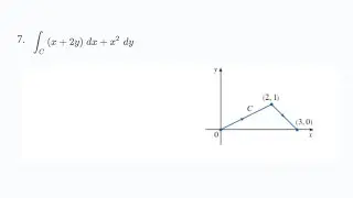 Evaluate the line integral, where C is the given plane curve - Problem 16.2.7 Cengage Calculus