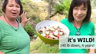 Gone WILD: Ridiculously Big Salad for Weight Loss!