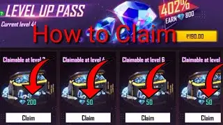 HOW TO CLAIM 800 DIAMONDS IN LEVEL UP PASS EVENT / FREE FIRE NEW EVENT / LEVEL UP PASS IN FREE FIRE