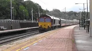 (HD) 66177 and 66100 work 1Z75 - Reading to Liverpool Bulk Terminal