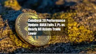 CoinDesk 20 Performance Update: AVAX Falls 2.1% as Nearly All Assets Trade Lower