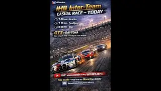 IHB Inter-Team GT3 Race @Daytona (iRacing)