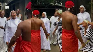 PROPHETESS TRINITY GIRL FACED ANOTHER JUJU MAM WHO CAME TO SEND US OUT OF THE VILLAGE BUT THIS