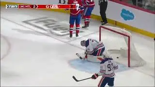 Evgenii Dadonov assists on Harris's goal vs Oilers (12 feb 2023)