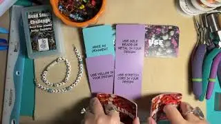 Bead Stash Challenge 2025 week 47 bonus-make a toggle clasp @DesertCatCreations 